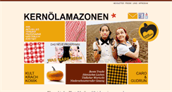 Desktop Screenshot of kernoelamazonen.at